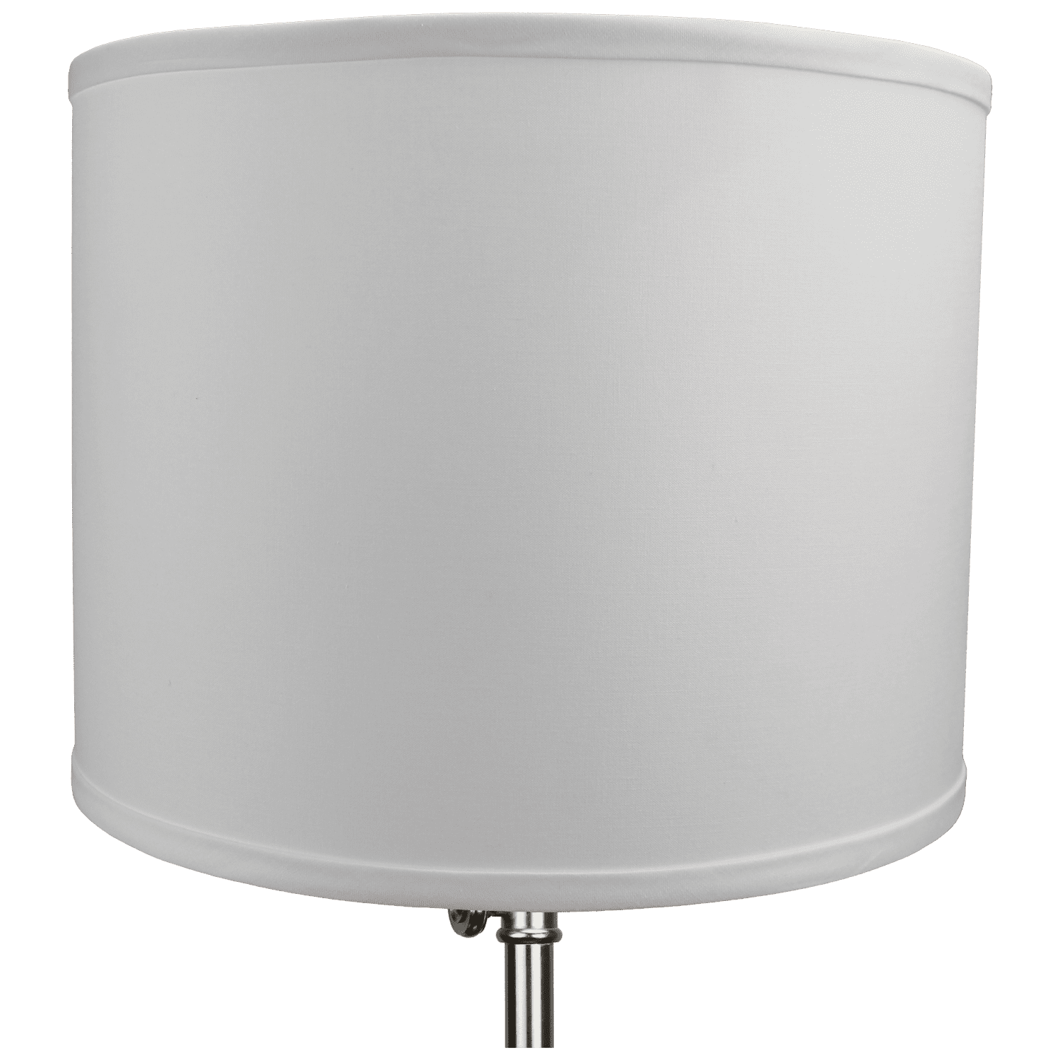 Fenchel Shades | 14" Top Diameter x 14" Bottom Diameter x 11 Height, (Washer/Spider Attachment) Drum Lamp Shade - (Linen White)