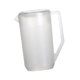 thumbnail image 5 of Jarra con escala, tetera para té helado, recipiente versátil para jugo, jarra de agua para refrigerador, catering, restaurante, limón, agua, leche 2400 ml transparente, 5 of 8