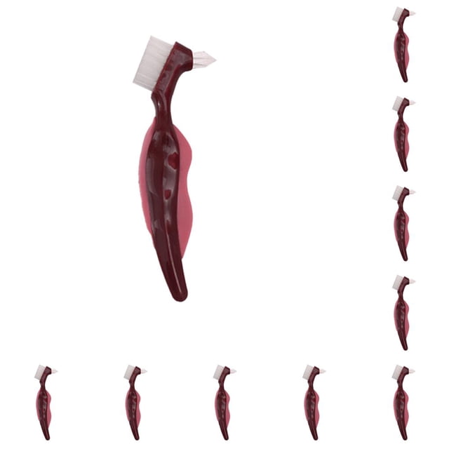 Soidarity Cepillo de dentición postiza, herramienta de limpieza bucal profesional de doble cara, suministros de plástico para el cuidado , para Type1 NO1