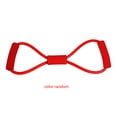 thumbnail image 2 of Langgg Color Random Women Yoga 8 Type Muscle Training Resistance Bands Rope Tube Workout Exercise Tool, 2 of 5