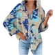 thumbnail image 2 of Abrigo de chaqueta con estampado personalizado de felpa suelta cálida de invierno de talla grande para mujer Fridja  po1339, 2 of 6