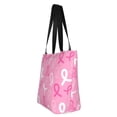 thumbnail image 3 of Kdxio Breast Cancer Awareness Women Reusable Grocery Bags Foldable Ripstop,Reusable Shopping Bags for Shopping,Gym,Gift, 3 of 7