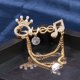 thumbnail image 4 of Broche con forma de corona elegante con letras de reina de diamantes de imitación, broche de princesa para vestido, suéter, chaqueta, solapa, accesorios, 4 of 4
