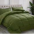 thumbnail image 1 of All Season Queen Size Comforter Set Premium GSM Soft Quilted Down Alternative Comforter+ Pillow Shams with Corner TabsMachine Washable Queen（ * ）, 1 of 6