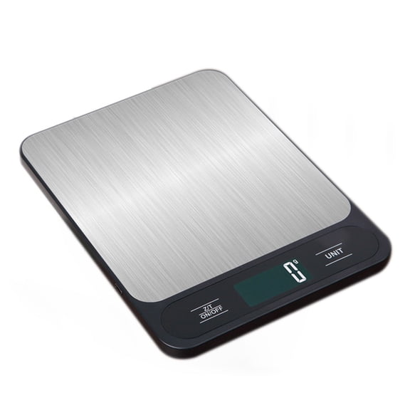KitGody Food Scale, Baking Food Gram Scale, 11 lbs Kitchen Scale with Multiple Measurement Units, Tare Function, LCD Display, Stainless Steel, Waterproof and Dustproof