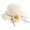 White, variant on Stretch Hat for Children's Girls Cute Sun-screen Hat Summer Bow Sun Hat 3 to 8 Years Beach Hat Braided Flower Hat Beach Hat