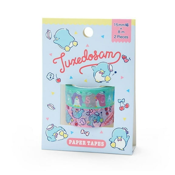 TuxedoSam Washi Tape Set of 2 Sanrio Stationery