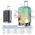 thumbnail image 4 of Yiaed Starfish And Seashell On The Beach Print Travel Luggage Cover Suitcase Protector Fits 18-32 Inch Luggage Wheel Covers Patterned Elastic Luggage Anti-scratch（No luggage）-, 4 of 5