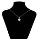 thumbnail image 2 of Collar y Aretes Colgantes Corazón Regalo Amor Oro 18K Lam dorado Unitalla, 2 of 7