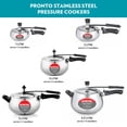 thumbnail image 4 of Borosil Pronto Stainless Steel Pressure cooker 5L, 4 of 6