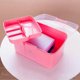thumbnail image 4 of Portable Nail Art Toolbox Multi Functional Storage Box To Organize The Box For Nail Technician Pink, 4 of 5