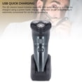 thumbnail image 4 of Recortadora Eléctrica 3D Para Hombres, Recortadora De Barba Inalámbrica Recargable Por USB, Cabezal Flotante, Pantalla Digital A Prueba De Agua, Potente Motor Para Viajes, Uso, 4 of 7