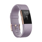 Fitbit Charge 2 Heart Rate + Fitness Wristband, Special Edition, Lavender Rose Gold, Large (International Version)