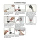 thumbnail image 2 of Para Soporte Poste StarLink Soportes Gen 3 Portaequipajes Techo Reutilizable Blanco, 2 of 9