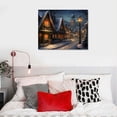 thumbnail image 3 of Creowell - Christmas Canvas Wall Art Decorations Winter Artwork Home Poster Picture Wall Decor Canvas Print,Framed for Living Room Bedroom - 20x16inch, 3 of 3