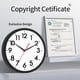 thumbnail image 5 of Reloj de pared AKCISOT de 25 cm, silencioso, no hace tictac, funciona con pilas, 5 of 9