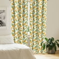 thumbnail image 2 of Ambesonne Yellow and White Curtains, Ripe Pineapple, Pair of 28"x63", Earth Yellow Green White, 2 of 5