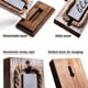 thumbnail image 3 of Cruz de madera para pared, cruz cristiana, cruz espiritual, religiosa, regalo con gancho para colgar en la pared o en la mesa, con bendición para la iglesia, decoración de la habitación del hogar,, 3 of 6