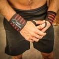 thumbnail image 6 of WOD Nation Weightlifting Wrist Wraps for Men & Women, Set of 2, 18", Black & Red, 6 of 10