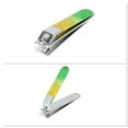 thumbnail image 5 of Unique Bargains Beautiful Style Nail Clipper Kit 2.24"x 0.47"x 0.59" Yellow, Green 10pcs, 5 of 6