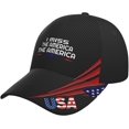 thumbnail image 1 of I Miss The America I Grew Up in Distressed Dad Hat Baseball Caps for Men 90s Washed Denim Adjustable Strapback Baseb, 1 of 7
