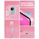 thumbnail image 5 of Funda Brillante MoKo para iPad (A16) 11ª/10ª Generación 2025/2022, Rosa Brillante, 5 of 9