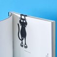 thumbnail image 3 of Hweilai 2 Marque-Pages Chat Curieux en Forme de Chat Noir 12cm Plastique / nylon, 3 of 5