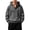 Grey, variant on Men's Zip Up Hoodie Solid Color Long Sleeved Sweatshirt with Front Pockets Casual Basic Pullover