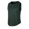 thumbnail image 2 of YUGYXL Workout Tank Tops for Women Athletic Solid Color Crew Neck Sleeveless Sports Tank Tops Compression Stretch Shirts Green,M, 2 of 5