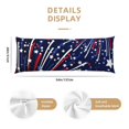 Bingfone Body Pillow Cover Long Pillow Case with Zipper Decorative