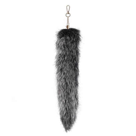 Faux Furs Foxes Tail Keychain Furry Furs Foxes Tail Keyring Handbag Hangings Charm Pendant Foxes Costumes Gift for Women