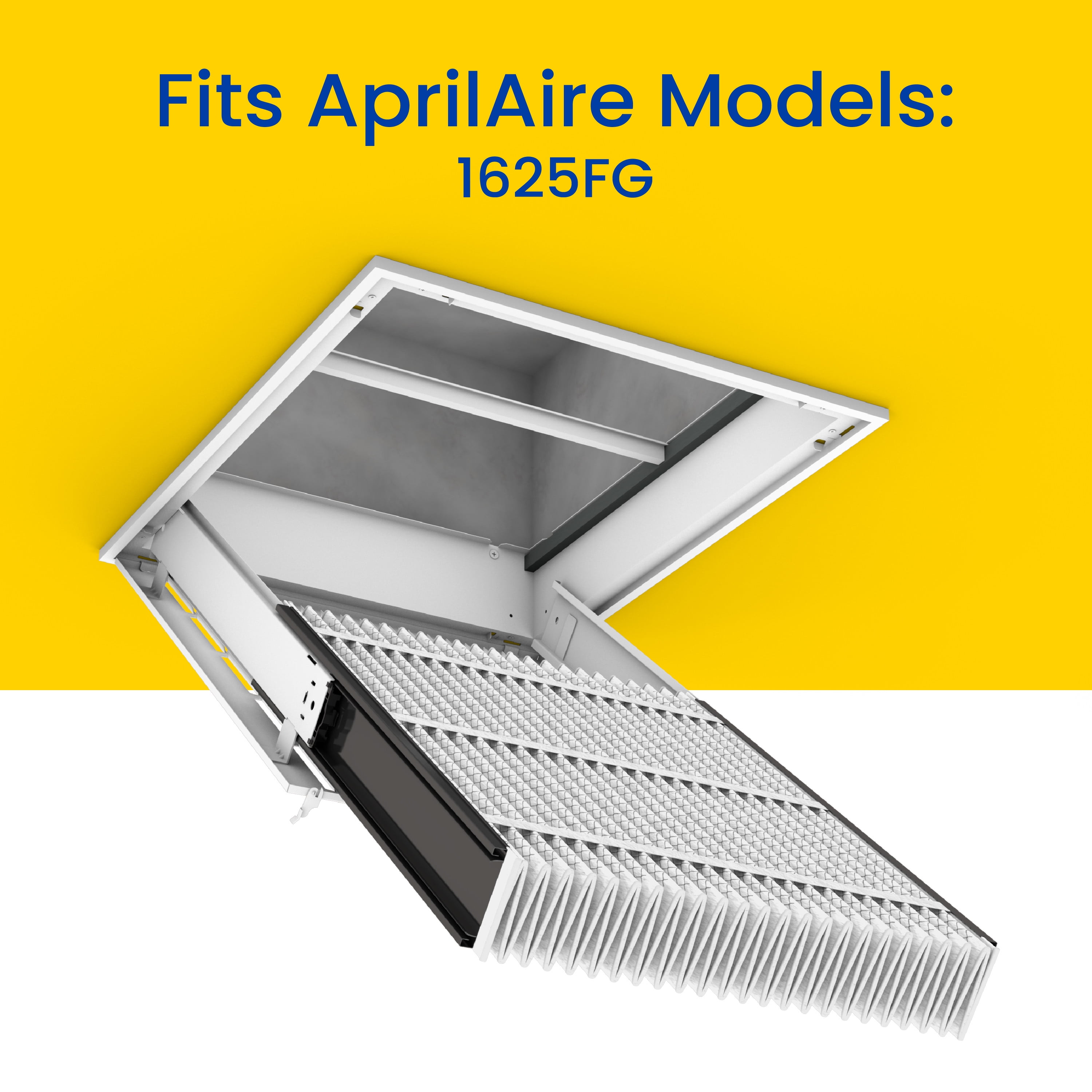 AprilAire 610 Replacement Filter for AprilAire Whole-House Air Purifiers - MERV 11 Clean Air Furnace Filter (Pack of 1)