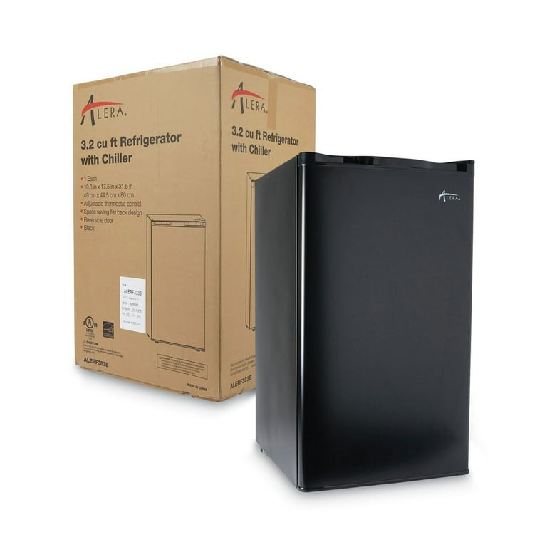 3.2 Cu. Ft. Refrigerator with Chiller Compartment, Black 3.2 Cu. Ft. Refrigerator with Chiller Compartment, Black