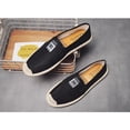 thumbnail image 2 of Men's Espadrille Canvas Mesh Slip-On Plain Toe Casual Breathable Shoes Low Top Trainers Shoes, 2 of 7