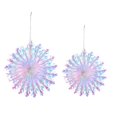 thumbnail image 1 of 2 Pcs Nativity Decor Snowflake Tree Ornaments Winter Tree Ornaments Iridescent Hanging Ceiling Ornament Xmas Snowflake Decor, 1 of 3