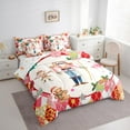 thumbnail image 3 of Feelyou Christmas Gift Twin Bedding Sets 7-Piece, Funny Nutcracker Bedding Comforter Set, Western Festival Reversible Sheet Sets, Microfiber Bedroom Decor, 3 of 7