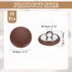 thumbnail image 2 of Paquete de 15 botones cubiertos de cuero, botones de costura redondos de metal de 18 mm 28L para ropa, abrigos, sombreros, decoración de sofás, manualidades DIY, marrón, 2 of 6