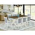 thumbnail image 2 of X077MZ015-9 9Pc Kitchen Set - Rectangular Table and 8 Parson Chairs - Multi-Color Color, 2 of 2