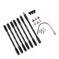 thumbnail image 1 of Varitas De Extensión Para Limpieza De Canalones, Lanza Versátil De Acero Inoxidable Para Lavadora A Presión, Conector Inoxidable De 1/4 De Pulgada Con Carcasa Negra Para, 1 of 7