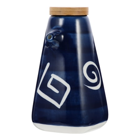 

NUOLUX Vinegar Dispenser Ceramic Vinegar Bottle Ceramic Soy Sauce Jar Ceramic Oil Bottle