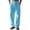 1Pack:Blue, variant on TANBOM Men's Wide-Leg Straight Casual Pants Drawstring Side Buttons Black 1-Pack 2XL