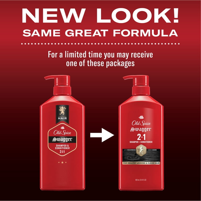 Old Spice Moisturizing 2in1 Mens Shampoo and Conditioner Swagger