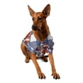 thumbnail image 2 of Patriotic Bulldog 4th of July Independence Paws Hawaiian Summer Shirt for Small Medium Large Dog Cat Dog Lover Gifts Idea - 02010, 2 of 6
