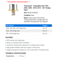 thumbnail image 2 of Thermostat - Compatible with 1992 - 2006, 2008 - 2010, 2015 - 2017 Dodge Viper 1993 1994 1995 1996 1997 1998 1999 2000 2001 2002 2003 2004 2005 2009 2016, 2 of 2