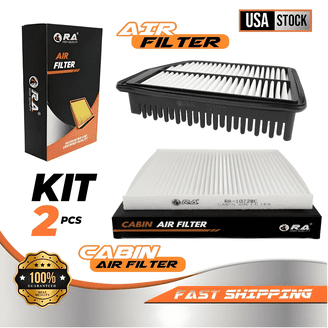 Engine & Cabin Air Filter Set – For Kia Forte 2019-2024 1.6L / 2.0L Sedan & Hatchback