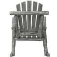 thumbnail image 6 of Tcbosik Outdoor Wood Rocking Chair, Accent Rocker for Balcony, Garden, Patio, Porch, 330 lbs Capacity, Light Gray, 6 of 11