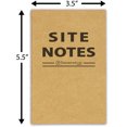 thumbnail image 3 of Field Notes Notebooks 5 Pack | Small Field Memo Book Notepad Refill for Refillable Leather Pocket Field Notes Cover + Leather Journal Wallet | Field Notes Graph White Paper Refill Stitched 3.5 x 5.5", 3 of 7