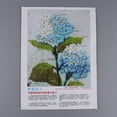 thumbnail image 3 of 1x s de de bricolaje Artesanía hecha , de flores, para decoración para hogar o artesanía en , tonos azules, - perfecl Kits de punto de cruz de la cinta, 3 of 8