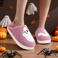 thumbnail image 2 of YLYL Women Men Winter Slippers Halloween Christmas Fluffy Plush Cute Cartoon House Indoor Outdoor Warm Shoes, 2 of 9