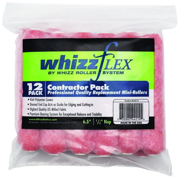 Whizz 44214 Nap Poly Rollers 12 Pack